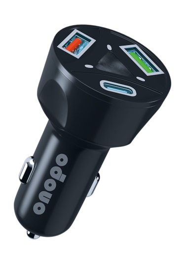 3.4a Type-c Pd Ve Çift Usb Girişli Turbo Hızlı Araç Şarjı 55w -
