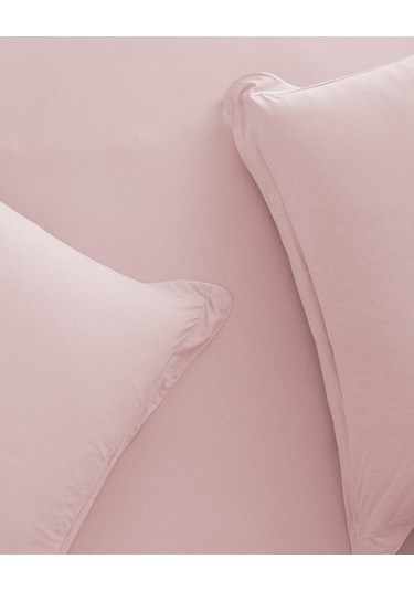 Madame Coco İlus Bambu Tek Kişilik Comforter Set - Pudra Pudra