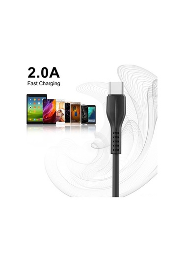 Type C/micro-b/ios Uyumlu 3 Ü 1 Arada Hızlı Şarj Kablosu - 2a Güç, Silikon Malzeme, 1m Uzunluk