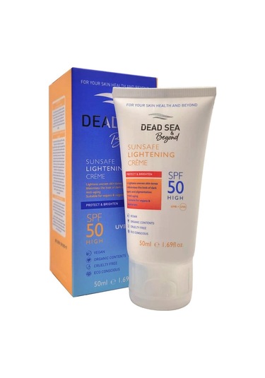 Dead Sea SPF 50 Beyond Sunsafe Lightening Güneş Kremi 50 ML