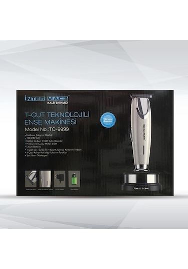 Inter Mac3 Tc-9999 Stantlı Profesyonel Saç Sakal Traş Makinesi Diğer