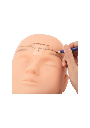 Wezone Pvc Kaş Tasarım Aracı 50 Adet: Keskin Ölçü, Kolay Kullanim, Simetrik Kaşlar İçin Tek Kullanimlı Yerleştirici Çubukları