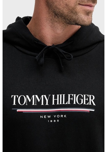 Tommy Hilfiger Erkek Sweat Mw0mw40534 Bds Siyah Siyah Tommy Hilfiger Erkek Sweat Mw0mw40534 Bds Siyah Siyah