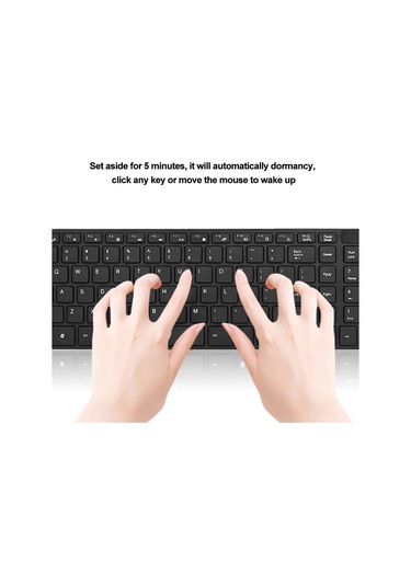 Geeksen "k-06 2.4g Kablosuz Klavye - Çoklu Cihaz Uyumlu, Ergonomik Tasarım, Hızlı Bağlantı"