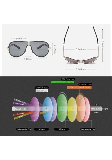 Cbtx Hdcrafter E008 Kadın Güneş Gözlüğü Siyah