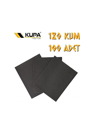 Kupa Su Zımparası A180 Kum - 100 Adet
