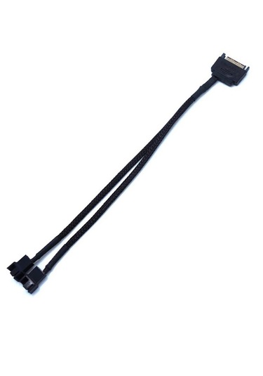 Sata Power To Fan Çevirici 2 Port Y Pin Pwm Çoklayıcı Fan Kablosu