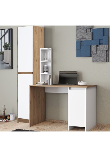 Umg Mobilya Ege-astira Çalışma Masası, Bilgisayar Masası Meşe