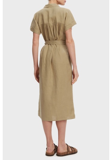 Tommy Hilfiger Bayan Gömlek Elbise Ww0ww44653 Aeh Camel Camel