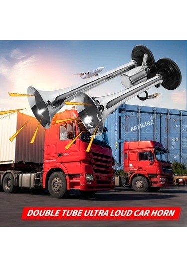 Dashanshop 12v Elektrikli Kornafa Ve Hava Kompresörü Seti Kamyon Suv Araç Tekne Minibüs