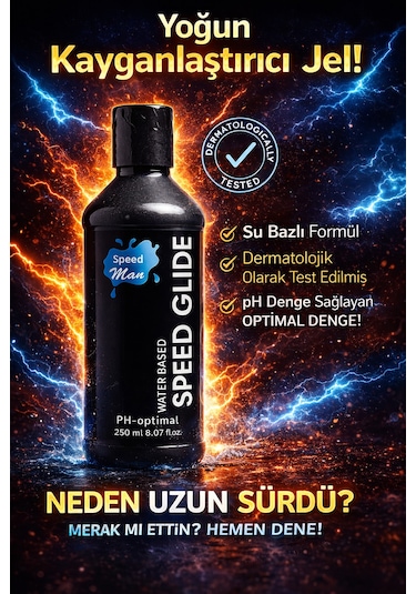 Speed Man Speed Glide Kayganlaştırıcı Lubricant Sade 250 ML