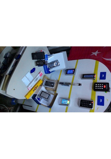 E2 Rfid Elektronik Şifreli Kartlı Kapı Açma Kilidi-Su Gçrmz Metal