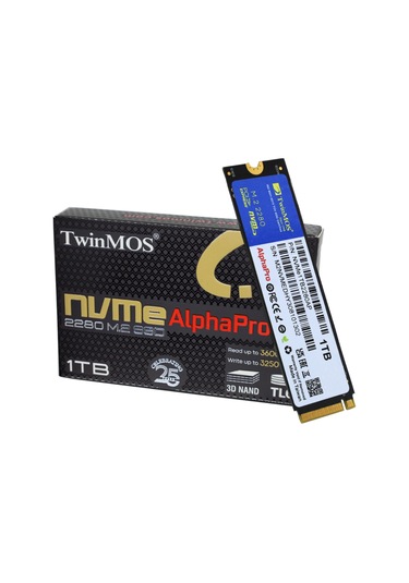 Twinmos Nvme1tb2280ap, Alphapro, 1tb, 3600-3250mb/s, Gen3, Nvme P