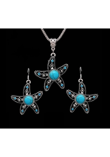 01Aa Zirkon Taşlı Otantik, Yıldız Takı Seti,Yeni Yil Hediye Si