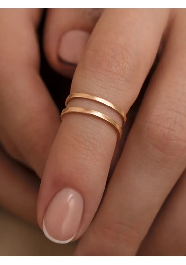 Zoloto Russkih Phalange Yüzüğü Gümüş 925 Altın Kaplamalı 18707631 Altın