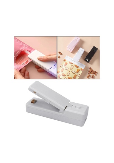 Dolıty Mini Çanta Kapatıcı Usb Şarj Edilebilir Plastik Gri Gri