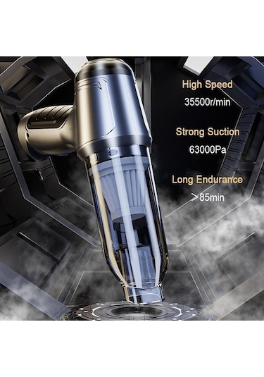 Diğer Süpürgesi Suıtu Siyah Şarjlı Kablosuz Islak El Basic Araç Hc