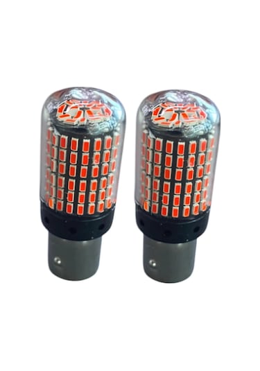 Çift Duy 144 Led Geri Vites Ampulü Kırmızı