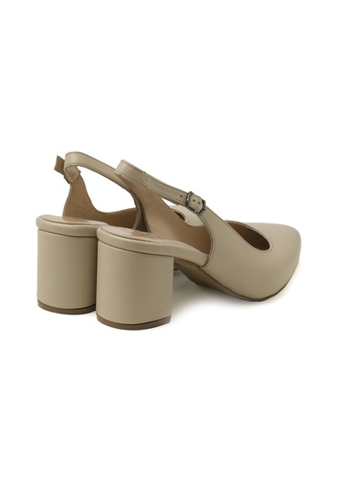 Sandalet Kadın Rc-4008 Deriden Ten Pudra