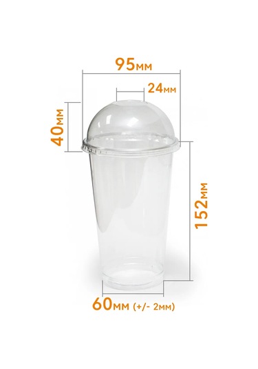 Make&pack Bubur Ti İçin Kapaklı Tek Kullanımlık Bardaklar 316169539 Beyaz