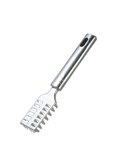 Xindoker Paslanmaz Çelik Balık Pul Ayıracı - Ergonomik Kollu, Hızlı Ve Güvenli Pul Kaldırma, Mutfak Aleti Gümüş Gümüş