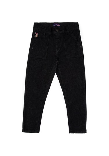 U.s. Polo Assn. Erkek Çocuk Siyah Pantolon Jean 50316705-dn0027 Black