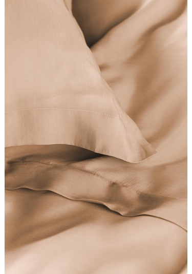 İssimo Jade Peony Vegan İpek Nevresim Takımı Çift Kişilik Somon-1840 Somon