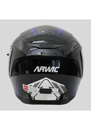 Arwic Street Model Yarım Motosiklet Kaskı Ar836 Mavi