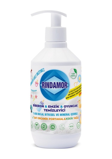 % 100 Doğal Bitkisel Biberon Emzik Ve Oyuncak Temizleyici- Organik Portakal&kekik Yağlı