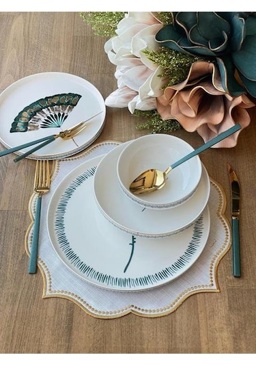 Pure Bone Modern Grace 24 Parça 6 Kişilik Renkli