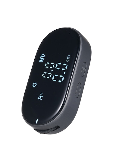 Springsun Dijital Ölçüm Bandı Şarj Edilebilir Elektronik Tekerlekli Ölçüm Aleti Siyah Dahili 200 Mah Pil 328 Ayak