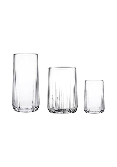 Paşabahçe Nova Su Meşrubat Kahve Yanı Bardak Takımı 18 Parça