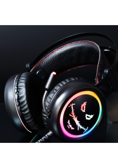 Rush Sash RH12 3.5 MM RGB Gaming Mikrofonlu Oyuncu Kulaklığı