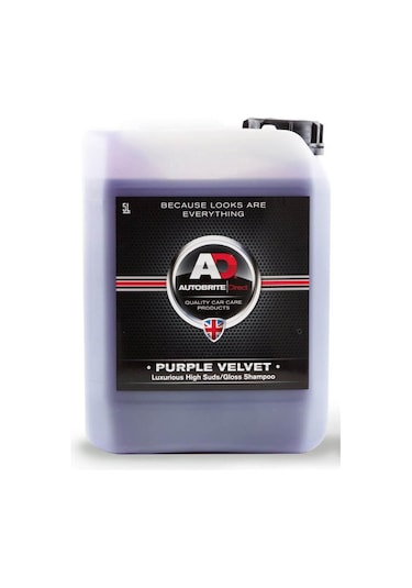 Auto Brite Purple Velvet Konsantre Cilalı Şampuan 5Lt