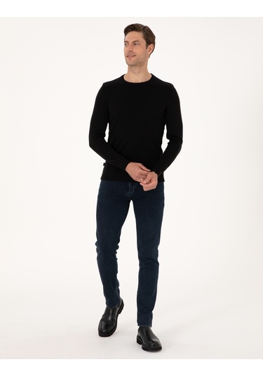 Pierre Cardin Erkek Siyah Kazak /triko 50315509-vr046 Siyah