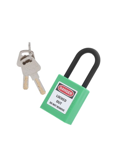 Tenfowee Endüstriyel Nylon İzole Güvenlik Kilitleri - 38mm Sıcaklık Dayanıklı -57 C/+177 C Elektrik/hidrolik Uygulamaları İçin Mor Plastik Kilit Diğer