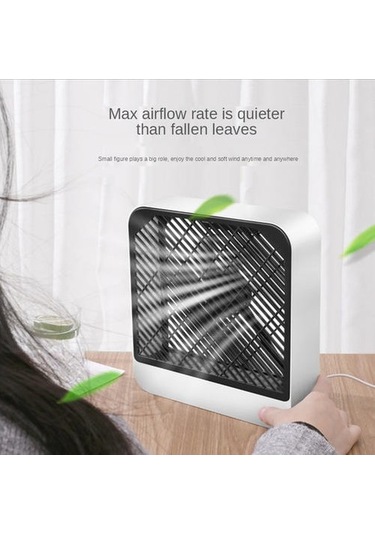 Mini Taşınabilir Fan Soğutucu Vantilatör 2255 Siyah