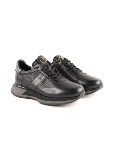 Libero L4843 Deri Erkek Casual Ayakkabı - Siyah Deri Siyah Deri