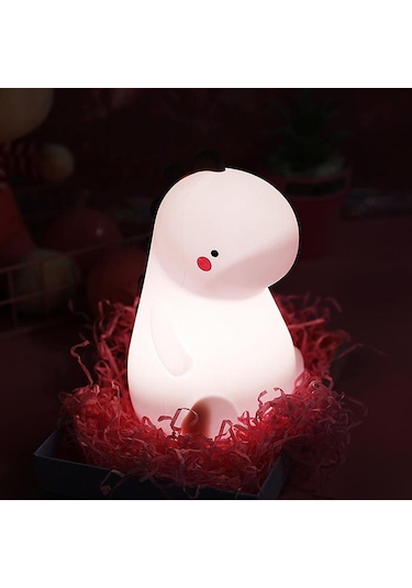 Homyl Led Gece Işığı Başucu Lambası Renk Değiştiren Pembe Pembe