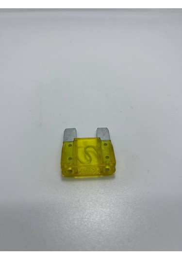 20a Sarı Şeffaf Büyük Maksi Bıçak Sigorta 20 Amper Max