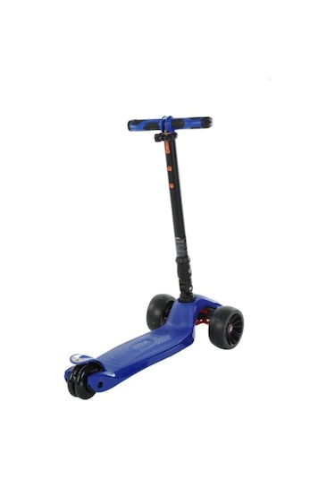 Voit 218C Işıklı Geniş 3 Teker Scooter-Lacivert