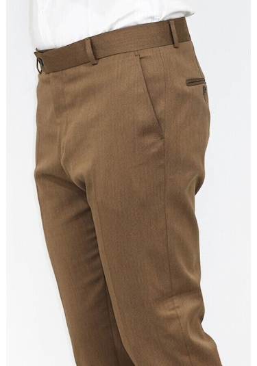 Wessi Slim Fit Taba Erkek Pantolon Taba