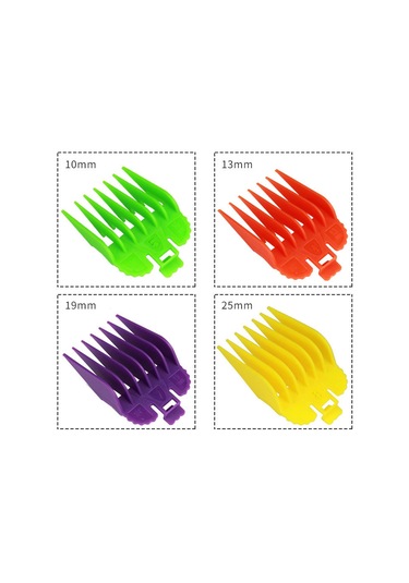 Yifomall 8'li Saç Kesme Tarağı Seti - Evde Profesyonel Saç Şekillendirme İçin Çok Amaçlı Kullanım