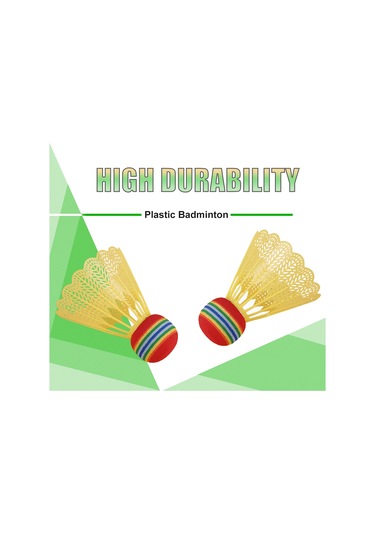 Geeksen 10 Adet Nylon Badminton Topu - Eva Ve Plastik Materyal, İç/dış Mekan Uygun, Hafif Ve Dayanıklı, Egzersiz Ve Eğlence İçin Renkli Paket