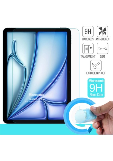 Microsonic İpad Uyumlu Air 11 2025 A3266-a3267 Nano Cam Ekran Koruyucu