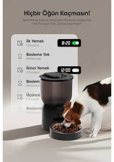 Şımart Evcil Hayvan Akıllı Mama Kabı 3 L