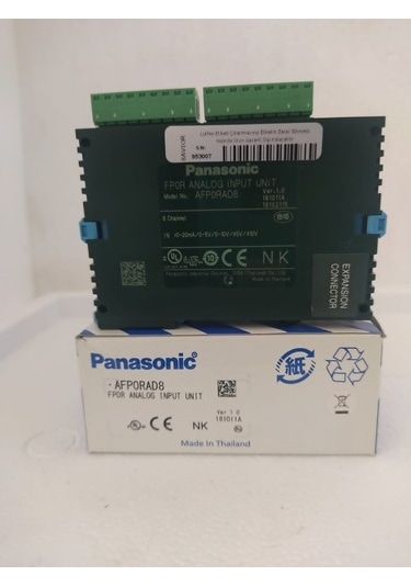 Afp0Rad8 Plc Analog Modül8G,0-5V,±10V±,5V,±100Mv,0-20Ma,14B