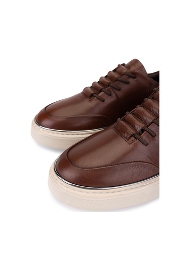 Tamer Tanca Erkek Hakiki Deri Kahverengi Sneakers & Spor Ayakkabı 530 1275 Erk Ayk Sk25-26 Kahve Kahve