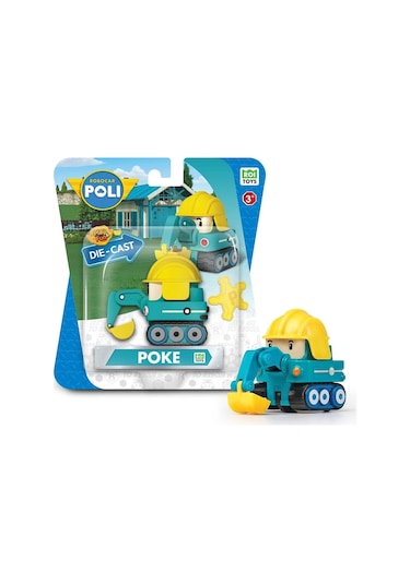 Robocar Poli Metal Araç Karakter Figürler - Poke 83177 Standart