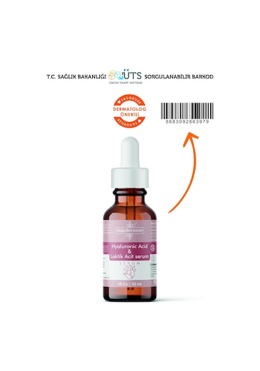 Doğal Eczane Hyaluronic Acid & Lactic Acid Serum 30 ML